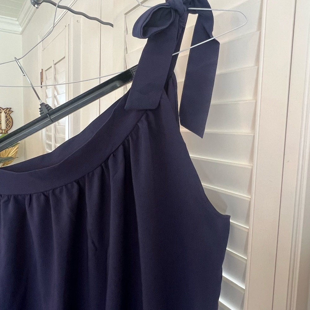 SHEIN Navy Blue Women's Jumpsuit CHECK MEASUREMENTS. APPROX US Size 10